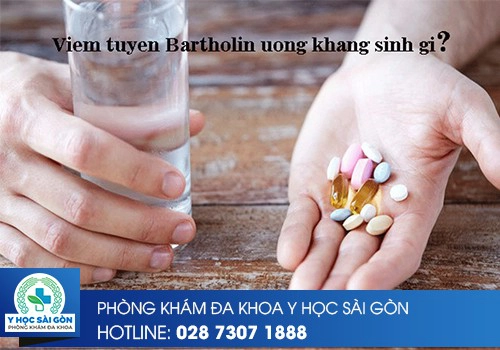 Thuốc kháng sinh điều trị viêm tuyến Bartholin